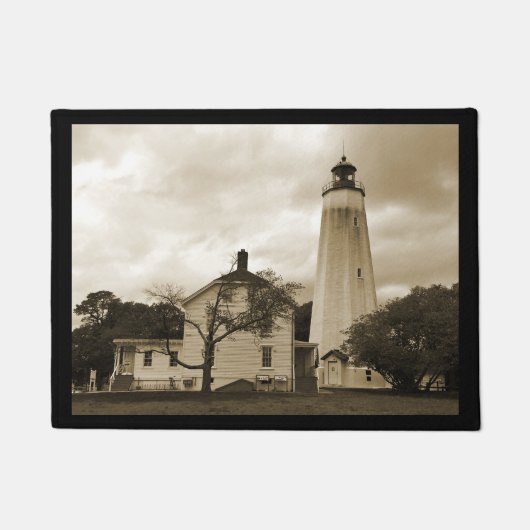 Sandy Hook Lighthouse Fußmatte (Vorderseite)