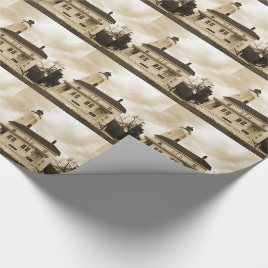 Sandy Hook Lighthouse Geschenkpapier (Ecke)
