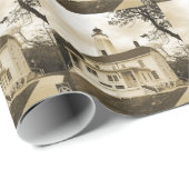Sandy Hook Lighthouse Geschenkpapier (Rolleneckpunkt)