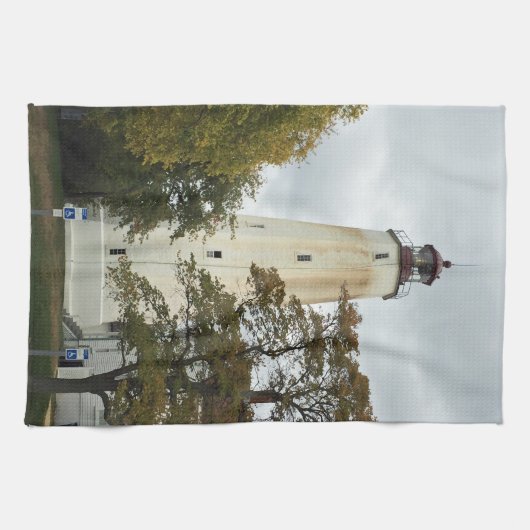 Sandy Hook Lighthouse Handtuch (Horizontal)