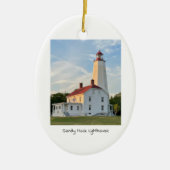 Sandy Hook Lighthouse Keramik Ornament (Vorne)