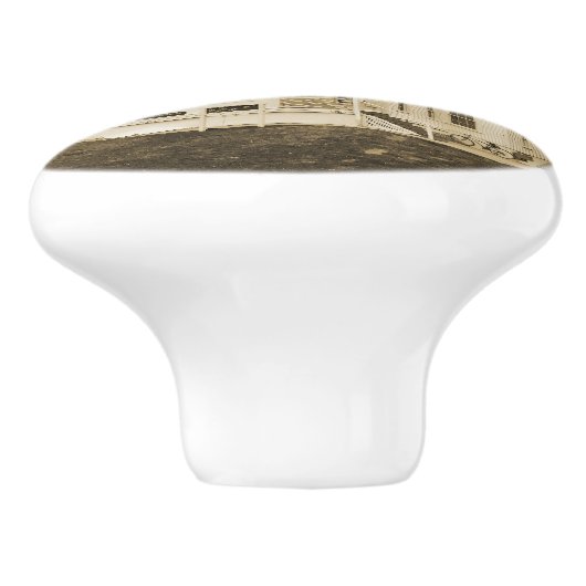 Sandy Hook Lighthouse Keramikknauf (Seitenansicht)