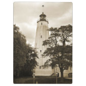 Sandy Hook Lighthouse Klemmbrett (Rückseite)