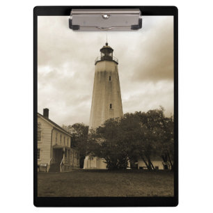 Sandy Hook Lighthouse Klemmbrett