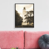 Sandy Hook Lighthouse Leinwanddruck (Insitu (Wohnzimmer))