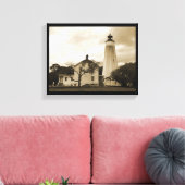 Sandy Hook Lighthouse Leinwanddruck (Insitu (Wohnzimmer))