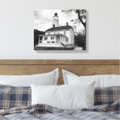 Sandy Hook Lighthouse Leinwanddruck (Insitu (Schlafzimmer))