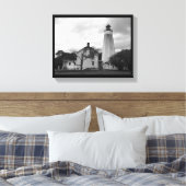 Sandy Hook Lighthouse Leinwanddruck (Insitu (Schlafzimmer))