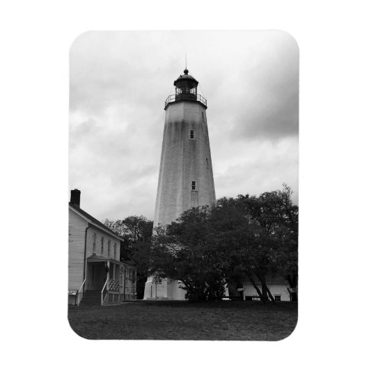 Sandy Hook Lighthouse Magnet (Vertikal)