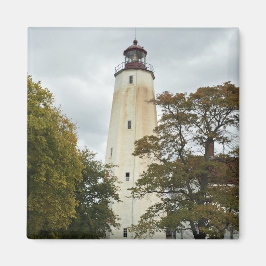 Sandy Hook Lighthouse Magnet (Vorne)