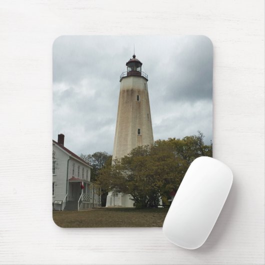 Sandy Hook Lighthouse Mousepad (Mit Mouse)