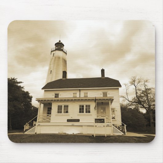 Sandy Hook Lighthouse Mousepad (Vorne)