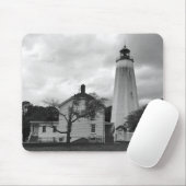 Sandy Hook Lighthouse Mousepad (Mit Mouse)