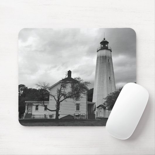 Sandy Hook Lighthouse Mousepad (Mit Mouse)