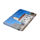 Sandy Hook Lighthouse, New Jersey Bath Mat Badematte (Schrägansicht)