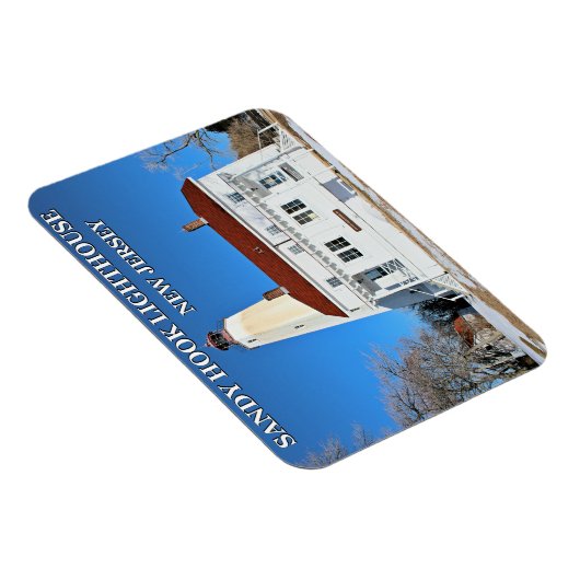 Sandy Hook Lighthouse, New Jersey Foto Magnet (Rechte Seite)