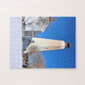 Sandy Hook Lighthouse New Jersey Jigsaw Puzzle (Horizontal)