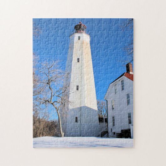 Sandy Hook Lighthouse, New Jersey Jigsaw Puzzle (Vertikal)