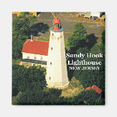 Sandy Hook Lighthouse, New Jersey Magnet (Vorne)