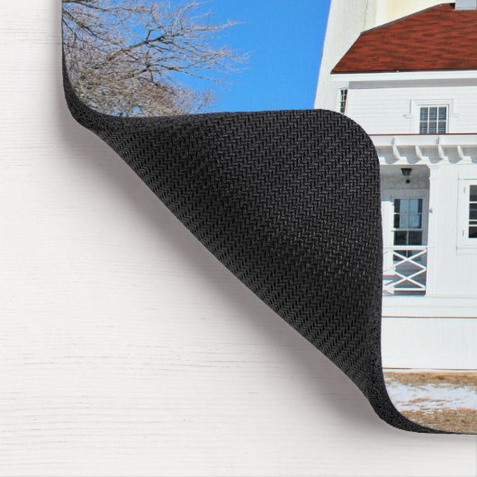 Sandy Hook Lighthouse, New Jersey Mousepad (Ecke)