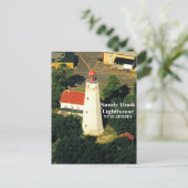Sandy Hook Lighthouse, New Jersey Postcard Postkarte (Stehend Vorderseite)