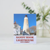 Sandy Hook Lighthouse, New Jersey Postcard Postkarte (Stehend Vorderseite)