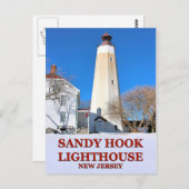 Sandy Hook Lighthouse, New Jersey Postcard Postkarte (Vorne/Hinten)