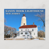 Sandy Hook Lighthouse, New Jersey Postcard Postkarte (Vorderseite)