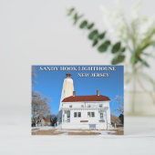 Sandy Hook Lighthouse, New Jersey Postcard Postkarte (Stehend Vorderseite)
