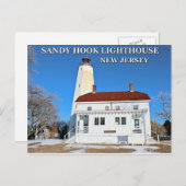 Sandy Hook Lighthouse, New Jersey Postcard Postkarte (Vorne/Hinten)