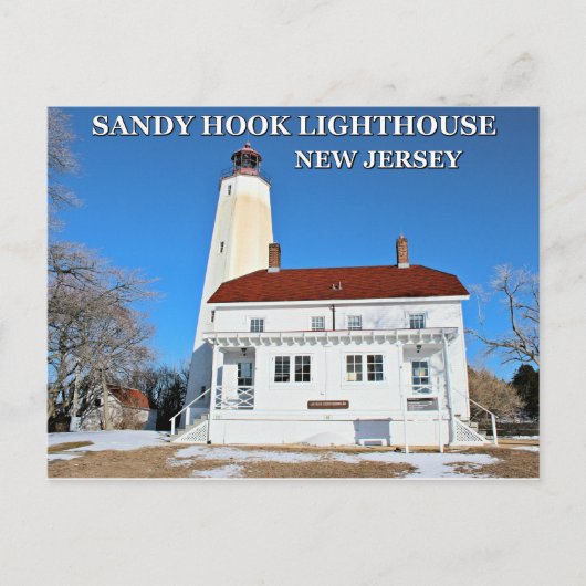Sandy Hook Lighthouse, New Jersey Postcard Postkarte (Vorderseite)
