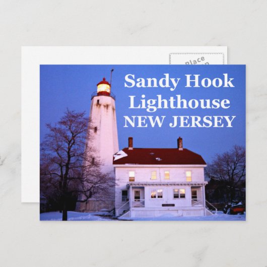 Sandy Hook Lighthouse, New Jersey Postcard Postkarte (Vorne/Hinten)