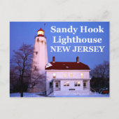 Sandy Hook Lighthouse, New Jersey Postcard Postkarte (Vorderseite)