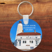 Sandy Hook Lighthouse New Jersey Schlüsselanhänger (Vorderseite)
