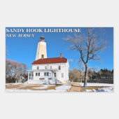 Sandy Hook Lighthouse, New Jersey Stickers (Vorderseite)
