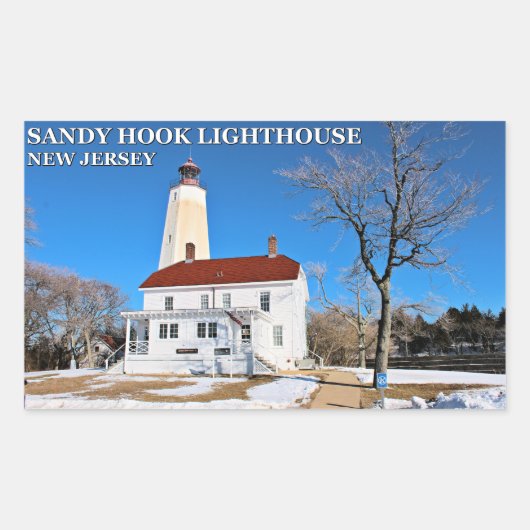 Sandy Hook Lighthouse, New Jersey Stickers (Vorderseite)