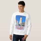 Sandy Hook Lighthouse, New Jersey Sweatshirt (Vorne ganz)