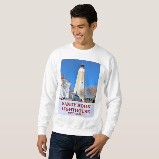Sandy Hook Lighthouse, New Jersey Sweatshirt (Vorne ganz)