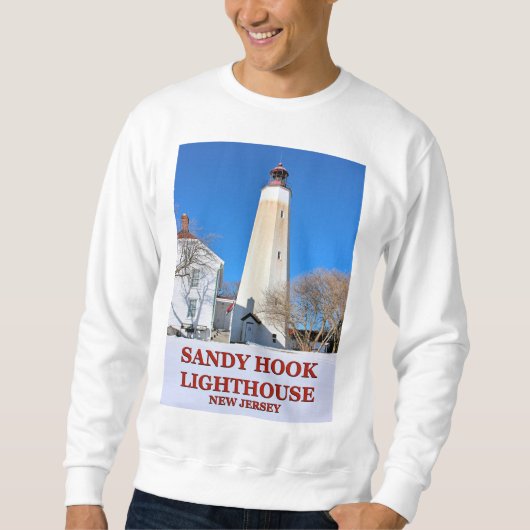 Sandy Hook Lighthouse, New Jersey Sweatshirt (Vorderseite)