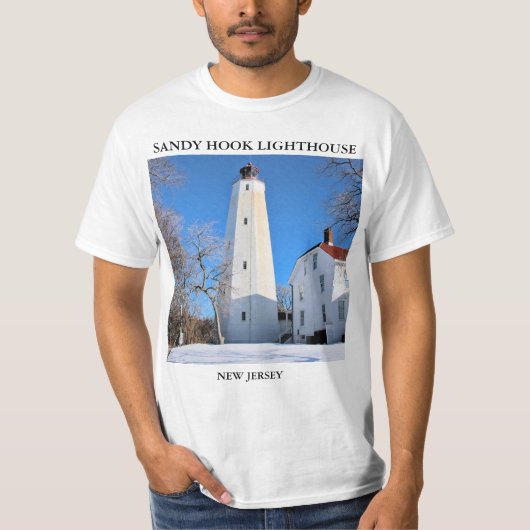Sandy Hook Lighthouse, New Jersey T - Shirt (Vorderseite)