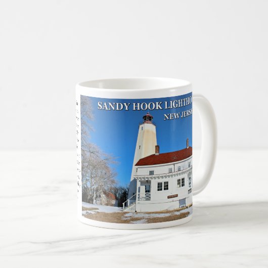 Sandy Hook Lighthouse, New Jersey Tasse (VorderseiteRechts)