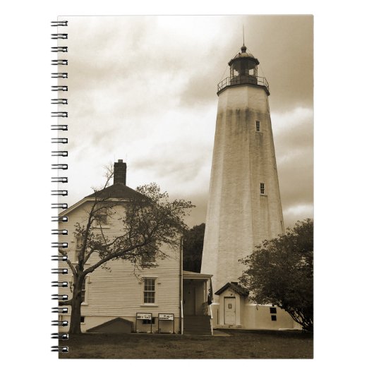 Sandy Hook Lighthouse Notizblock (Vorderseite)