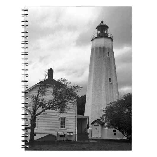 Sandy Hook Lighthouse Notizblock (Vorderseite)