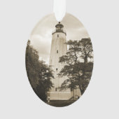 Sandy Hook Lighthouse Ornament (Rückseite)