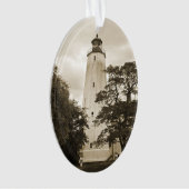 Sandy Hook Lighthouse Ornament (Vorderseite)