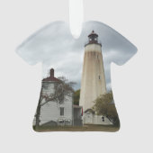 Sandy Hook Lighthouse Ornament (Rückseite)
