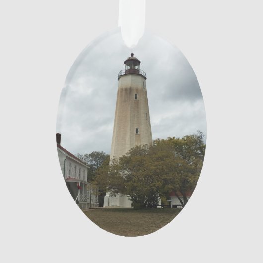 Sandy Hook Lighthouse Ornament (Rückseite)