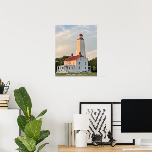 Sandy Hook Lighthouse Poster (Heimbüro)