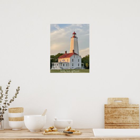 Sandy Hook Lighthouse Poster (Küche)