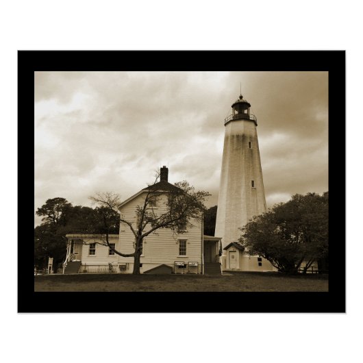 Sandy Hook Lighthouse Poster (Vorderseite)
